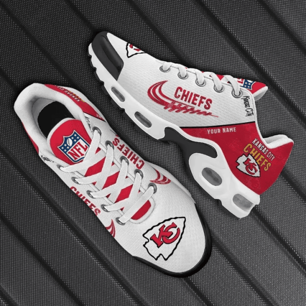 Kansas City Chiefs Custom Name TN Shoes Sneakers For Men And Women - Red