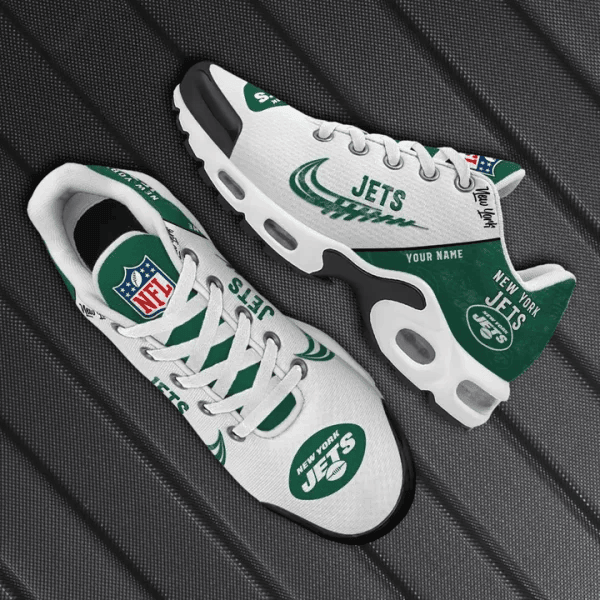 New York Jets Custom Name TN Shoes Sneakers For Men And Women - Green