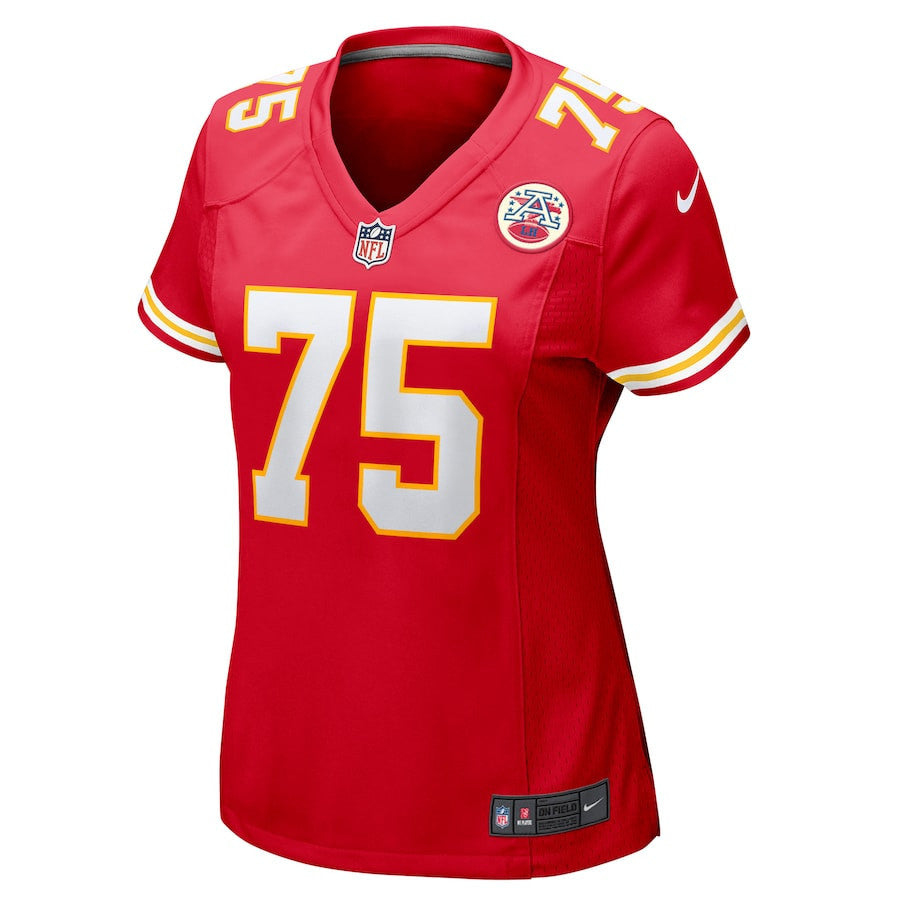 Ethan Driskell 75 Kansas City Chiefs Women's Game Jersey - Red