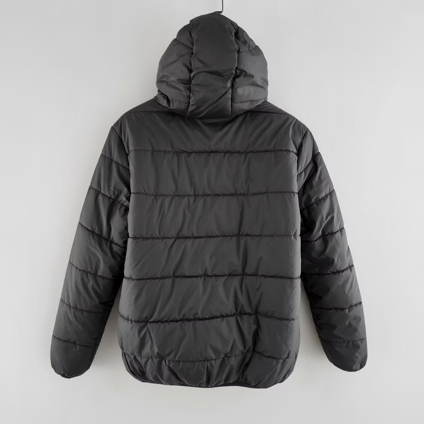 Kansas City Chiefs Super Bowl LIX Patch Hooded Puffer Jacket - Black