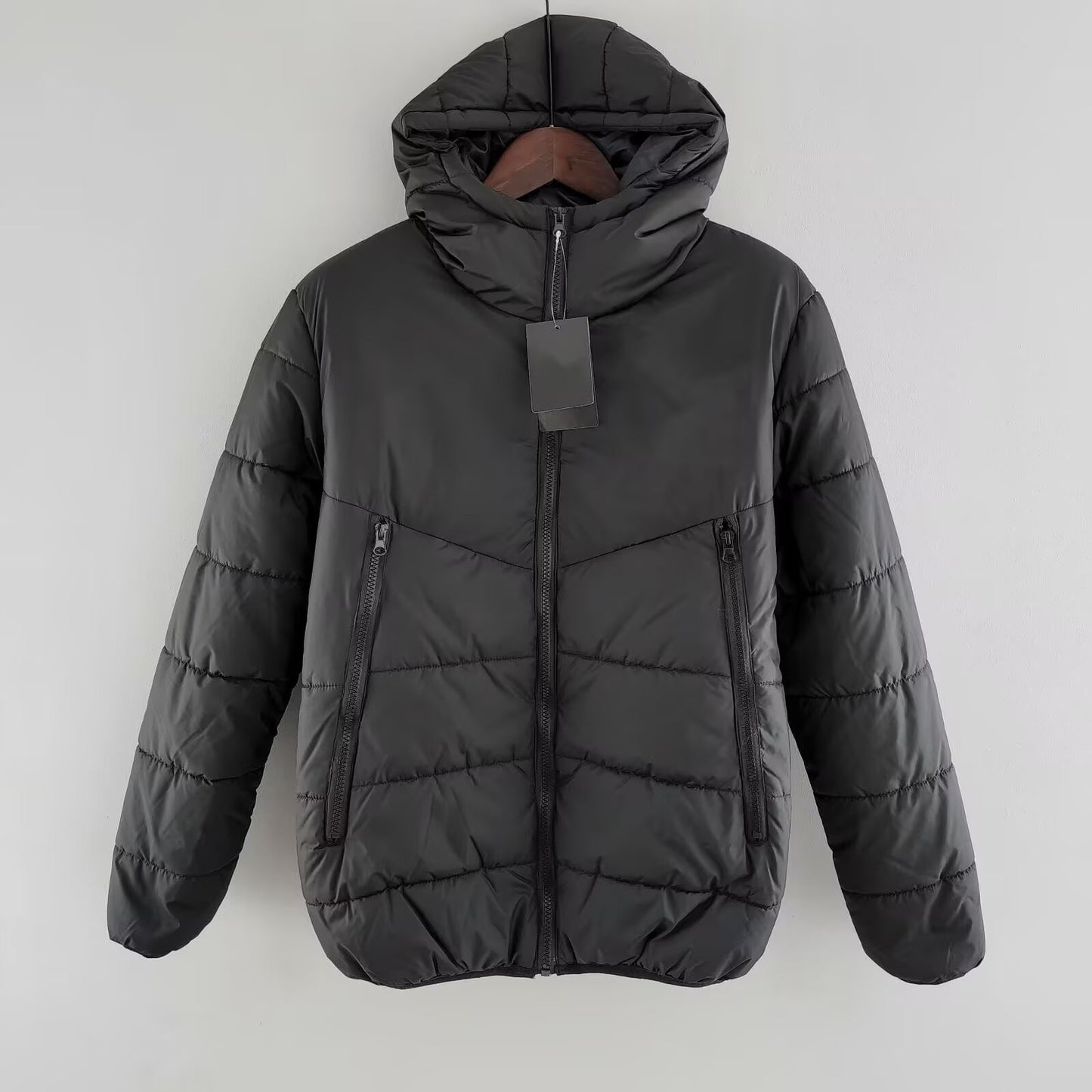 Kansas City Chiefs Super Bowl LIX Patch Hooded Puffer Jacket - Black