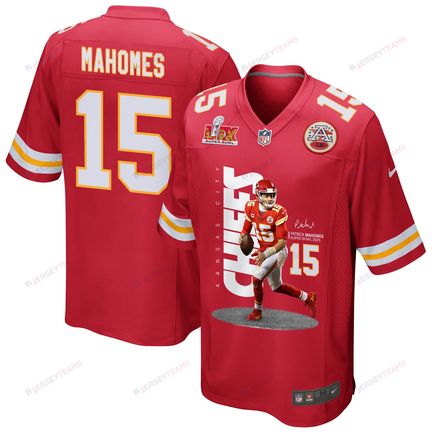 Patrick Mahomes 15 Kansas City Chiefs The Legend Game Men Jersey - Red
