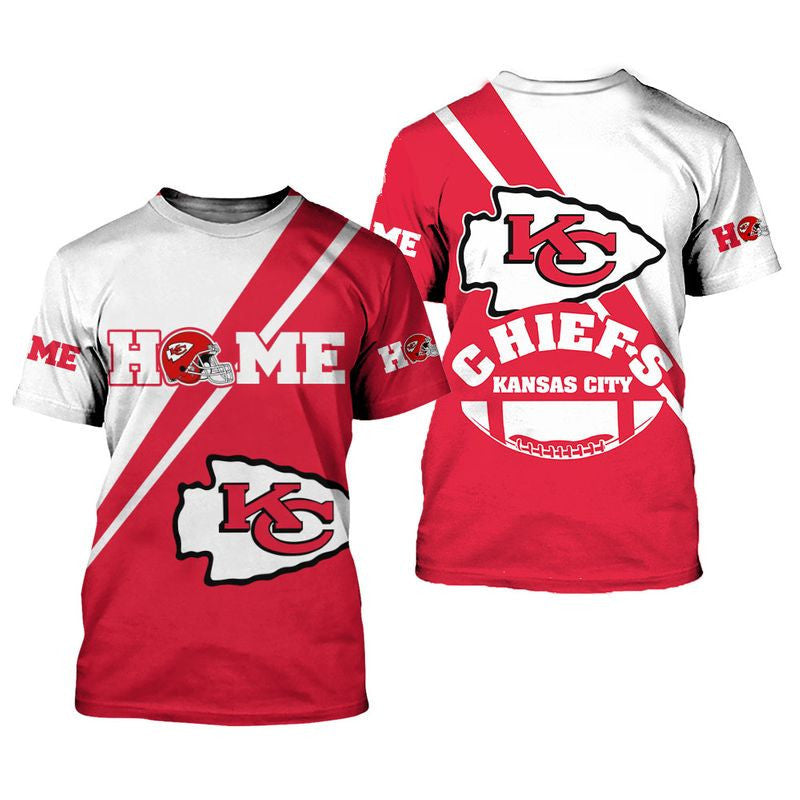 Kansas City Chiefs Home Limited Edition All Over Printed T-Shirt - Red
