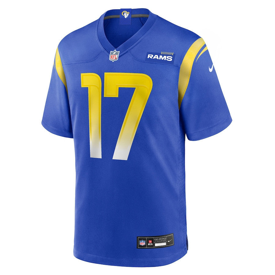 Davante Adams 17 Los Angeles Rams Game Player Men Jersey - Royal
