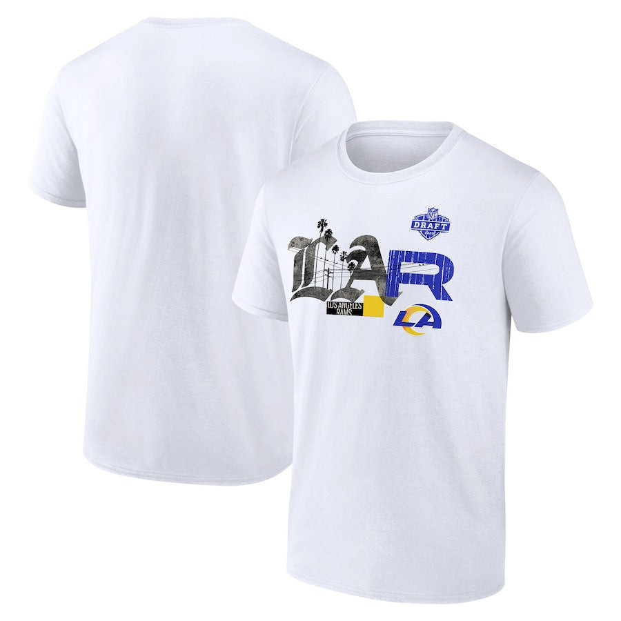 Los Angeles Rams 2025 Draft T-Shirt - White