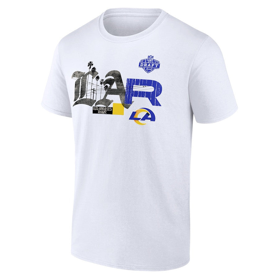 Los Angeles Rams 2025 Draft T-Shirt - White