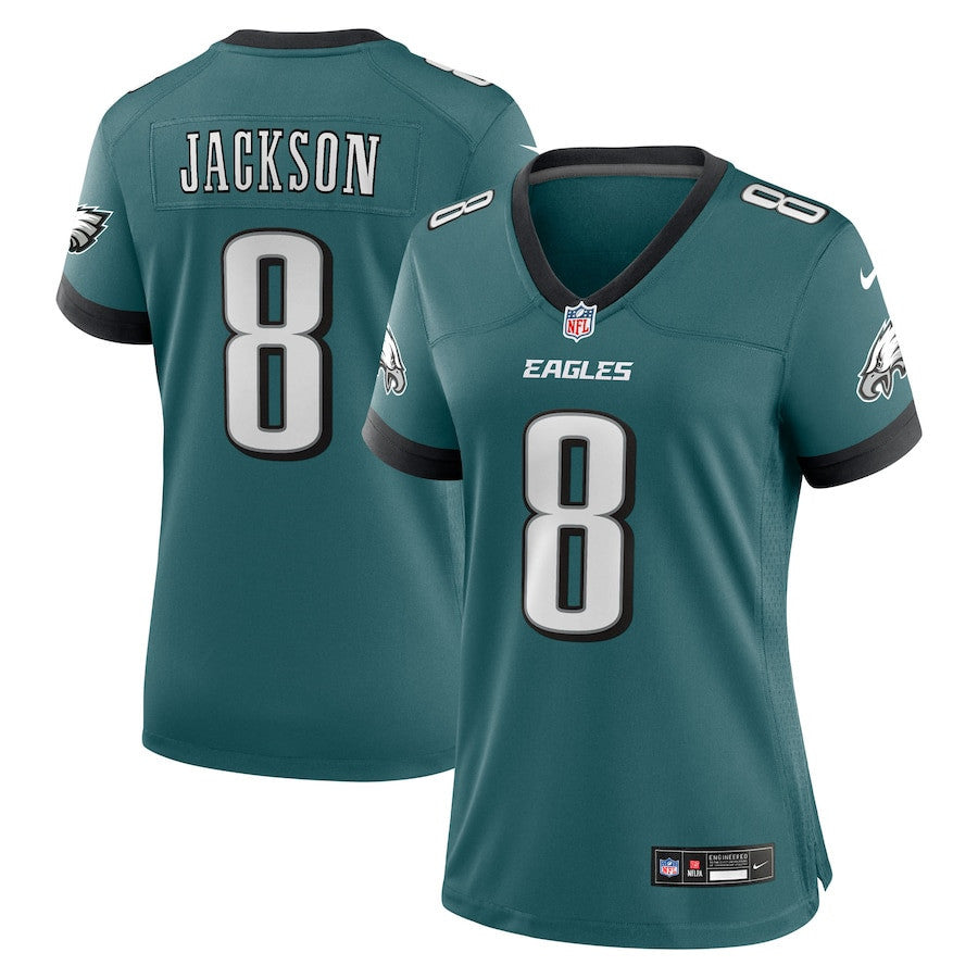 Adoree' Jackson 8 Philadelphia Eagles Women's Team Game Jersey - Midnight Green