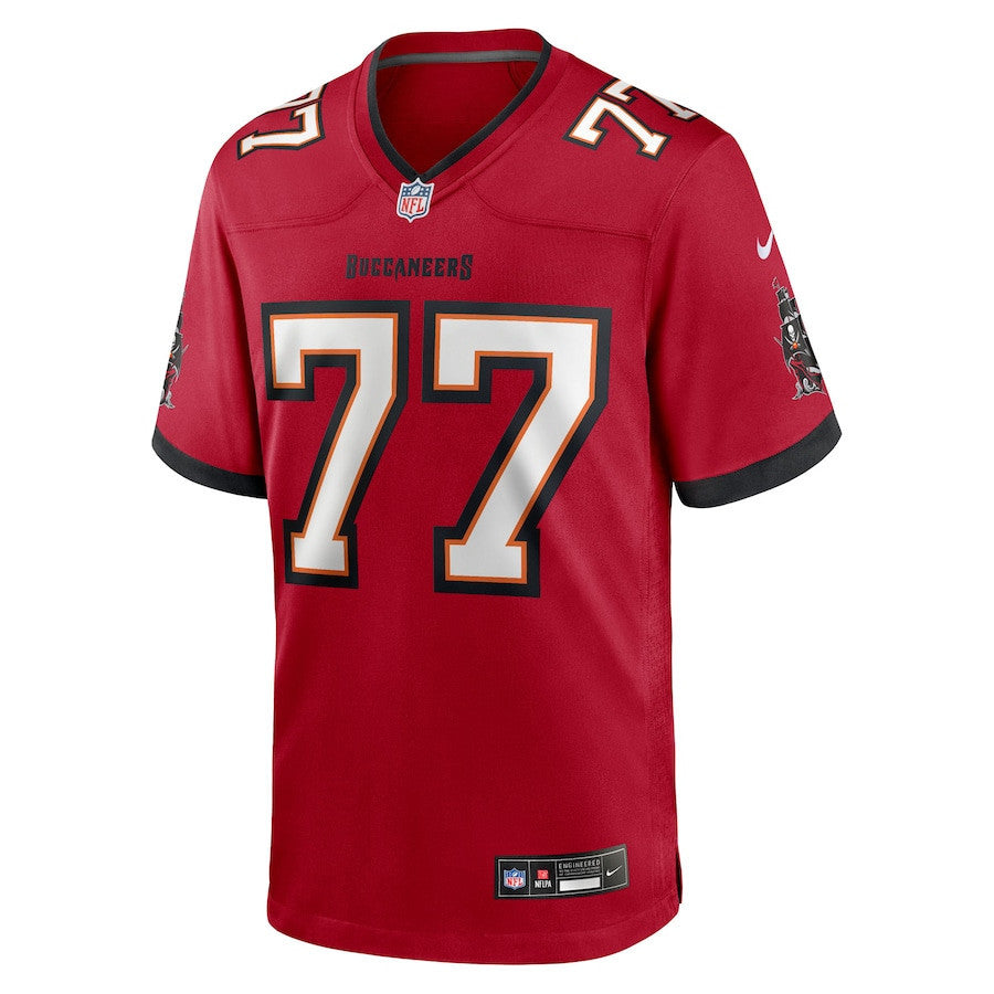 Charlie Heck 77 Tampa Bay Buccaneers Team Game Men Jersey - Red