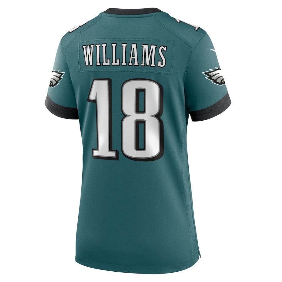 Avery Williams 18 Philadelphia Eagles Women's Team Game Jersey - Midnight Green