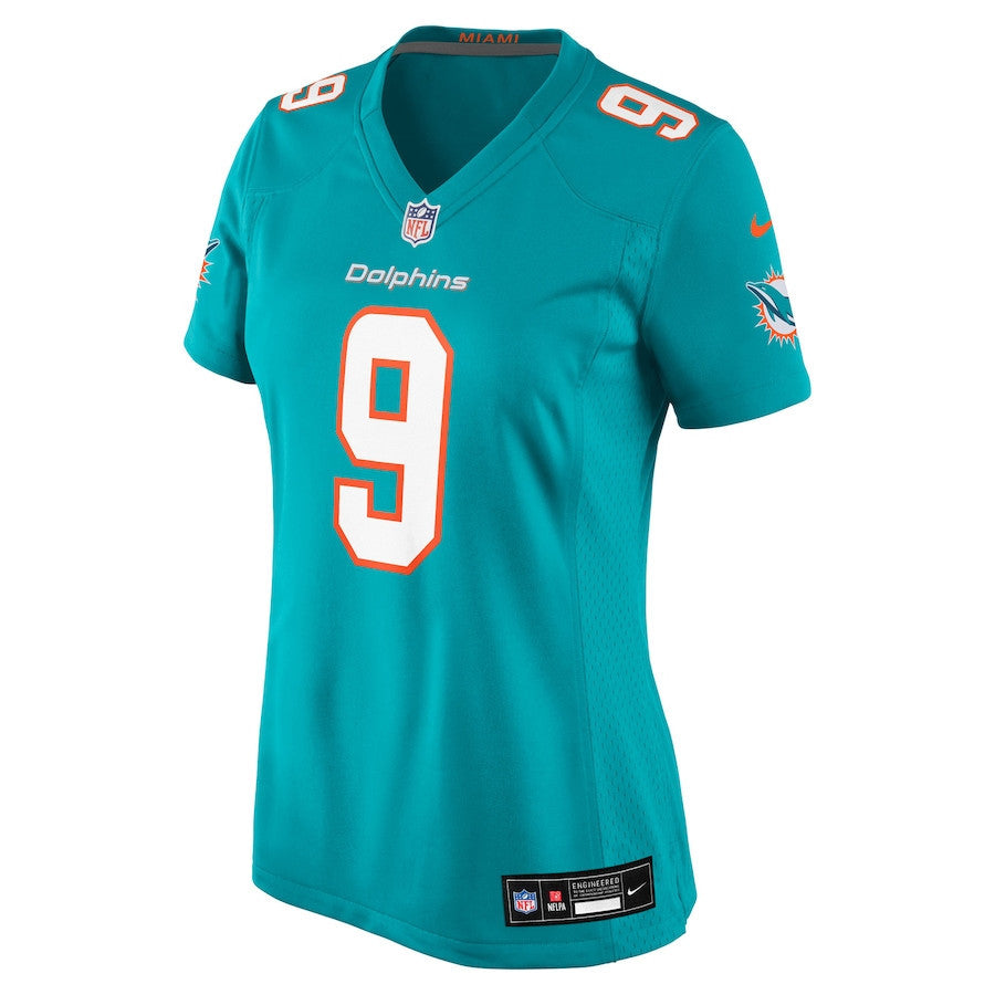 Ifeatu Melifonwu 9 Miami Dolphins Women's Team Game Jersey - Aqua