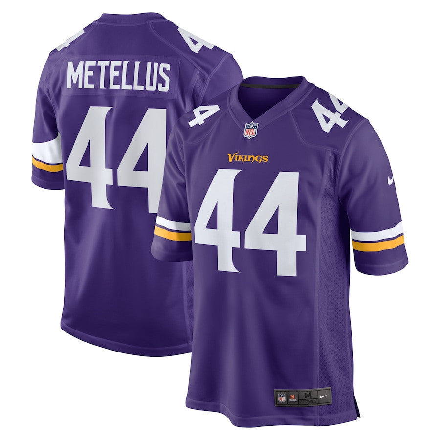 Josh Metellus 44 Minnesota Vikings Game Men Jersey - Purple