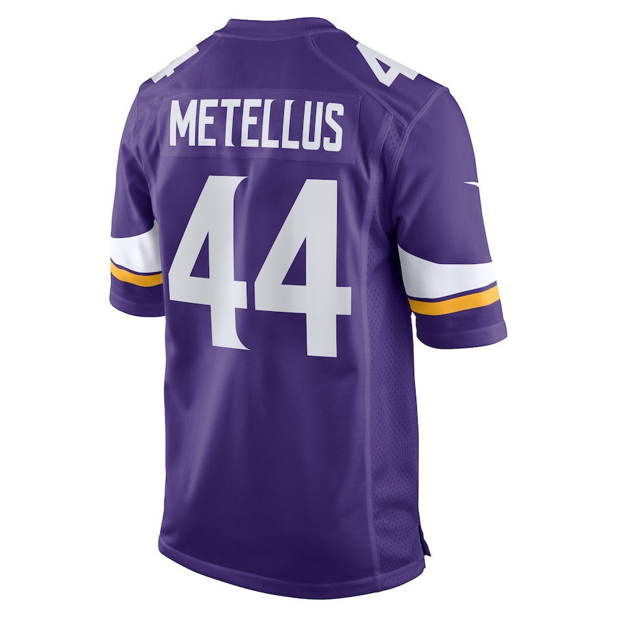Josh Metellus 44 Minnesota Vikings Game Men Jersey - Purple