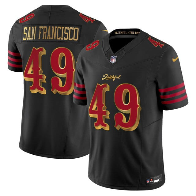 San Francisco 49 San Francisco 49ers 2025 “Rivalries” Vapor Limited Men Jersey - Black
