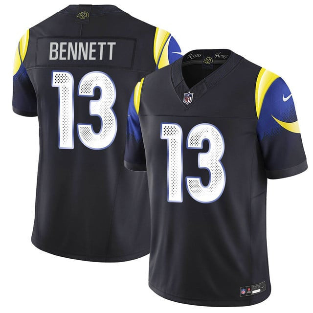 Stetson Bennett 13 Los Angeles Rams Vapor F.U.S.E. Limited Rivalry Series Men Jersey - Black