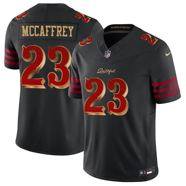 Christian McCaffrey 23 San Francisco 49ers Vapor F.U.S.E. Limited Rivalry Series Men Jersey - Black