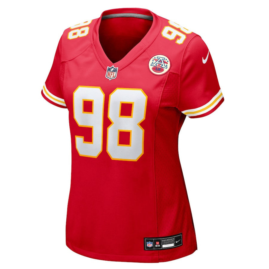 Janarius Robinson 98 Kansas City Chiefs Women's Team Game Jersey - Red