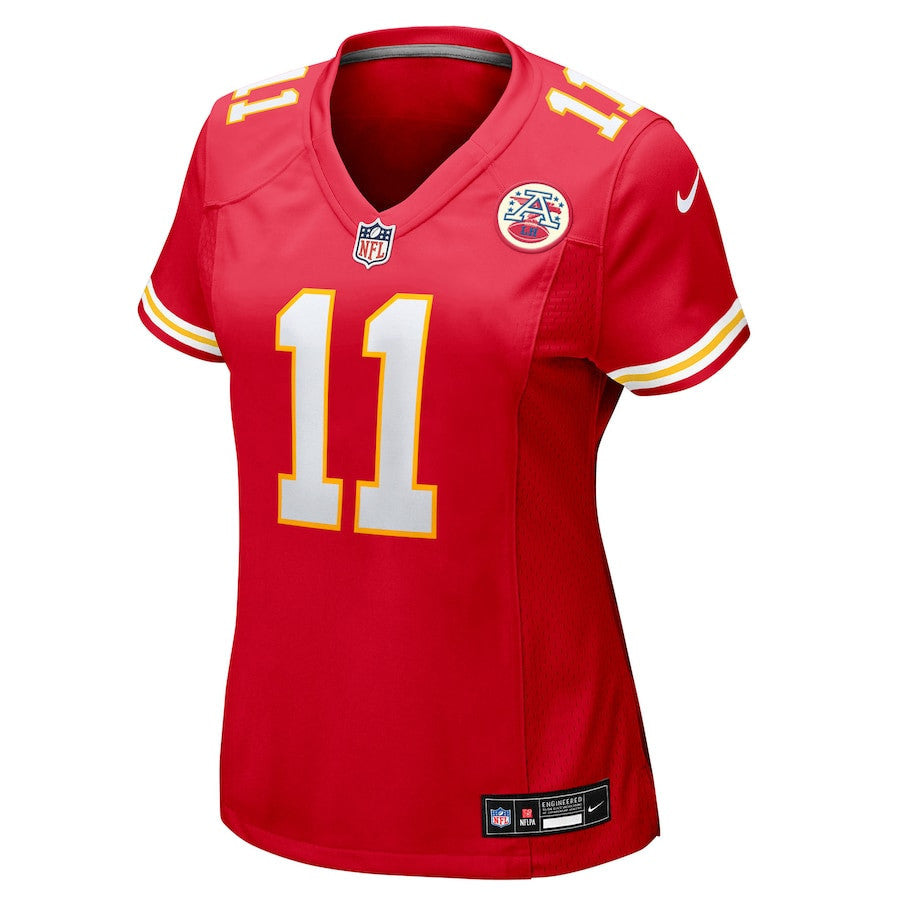 Jalen Royals 11 Kansas City Chiefs Women's Team Game Jersey - Red