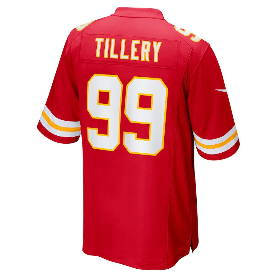 Jerry Tillery 99 Kansas City Chiefs Team Game Men Jersey - Red