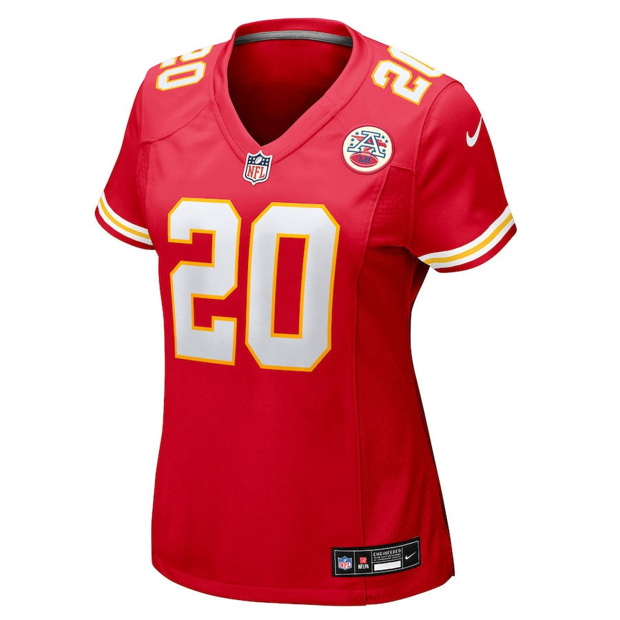 Nohl Williams 20 Kansas City Chiefs Women's Team Game Jersey - Red