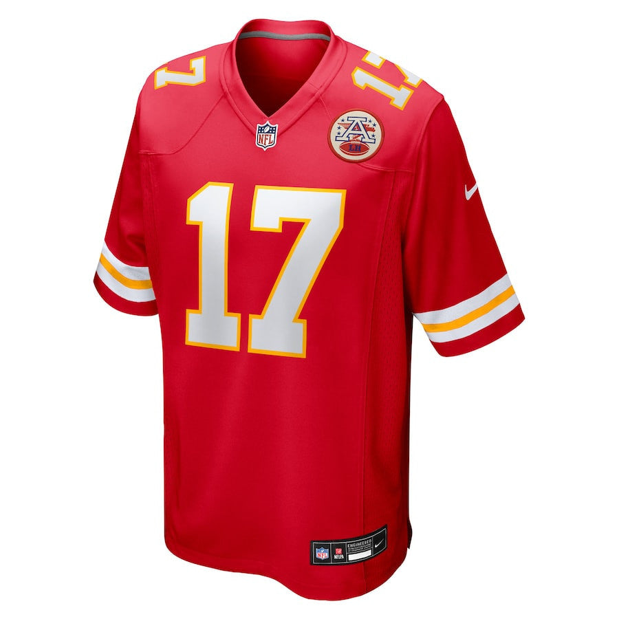 Gardner Minshew II 17 Kansas City Chiefs Team Game Men Jersey - Red