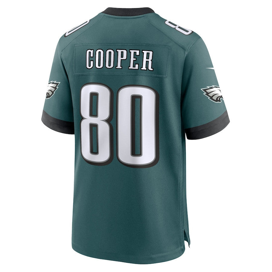 Darius Cooper 80 Philadelphia Eagles Team Game Men Jersey - Midnight Green