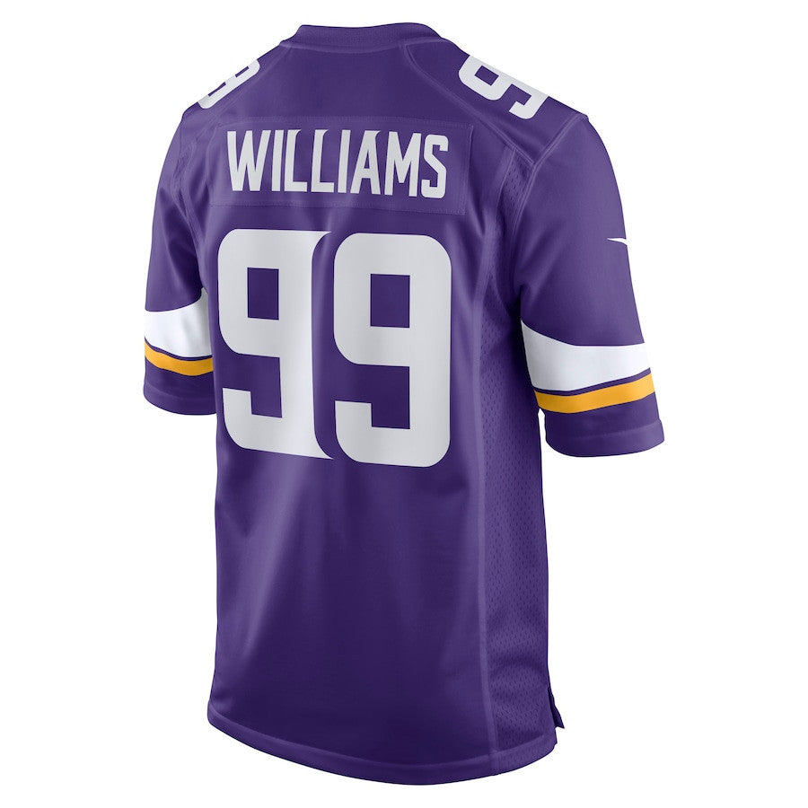 Elijah Williams 99 Minnesota Vikings Team Game Men Jersey - Purple