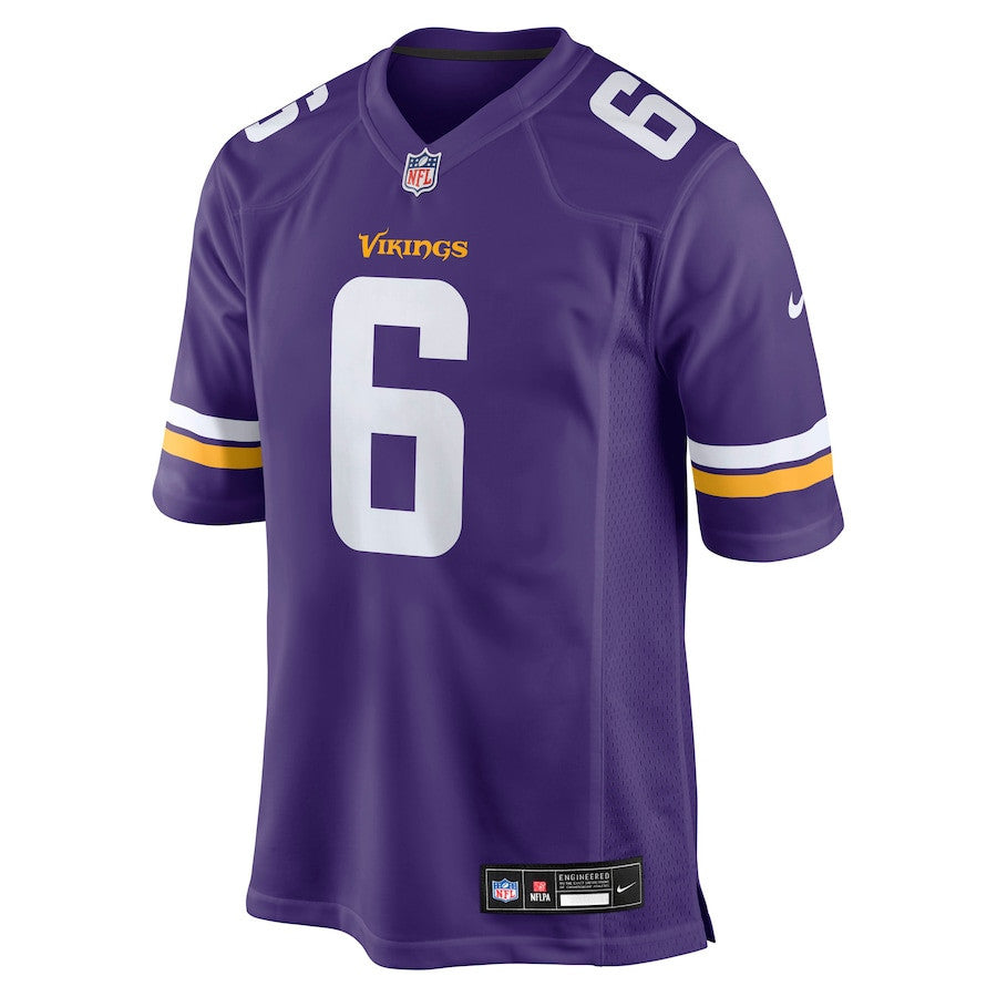 Dwight McGlothern 6 Minnesota Vikings Team Game Men Jersey - Purple