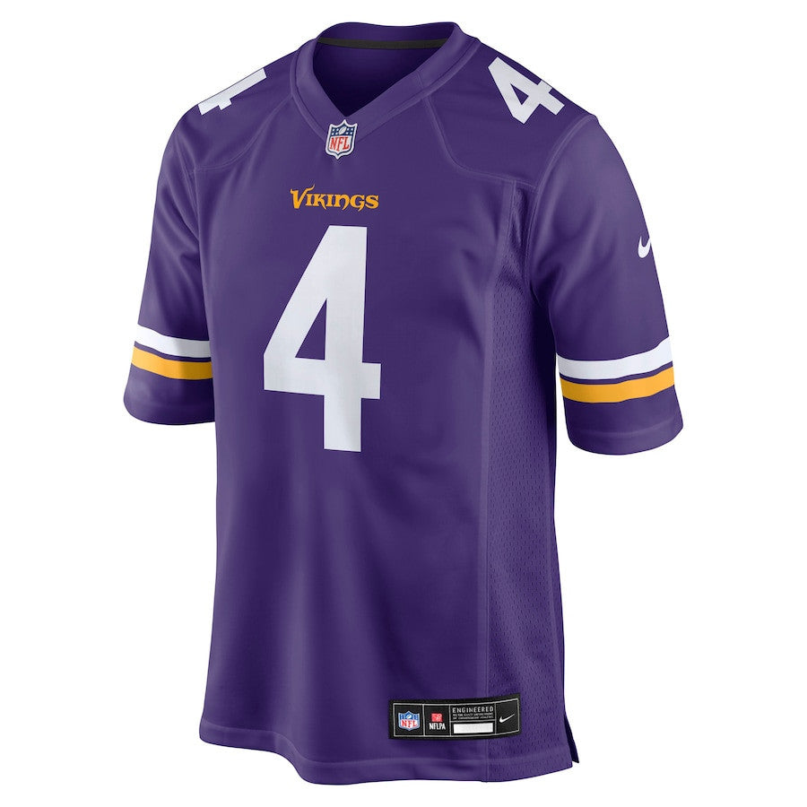 Myles Price 4 Minnesota Vikings Team Game Men Jersey - Purple