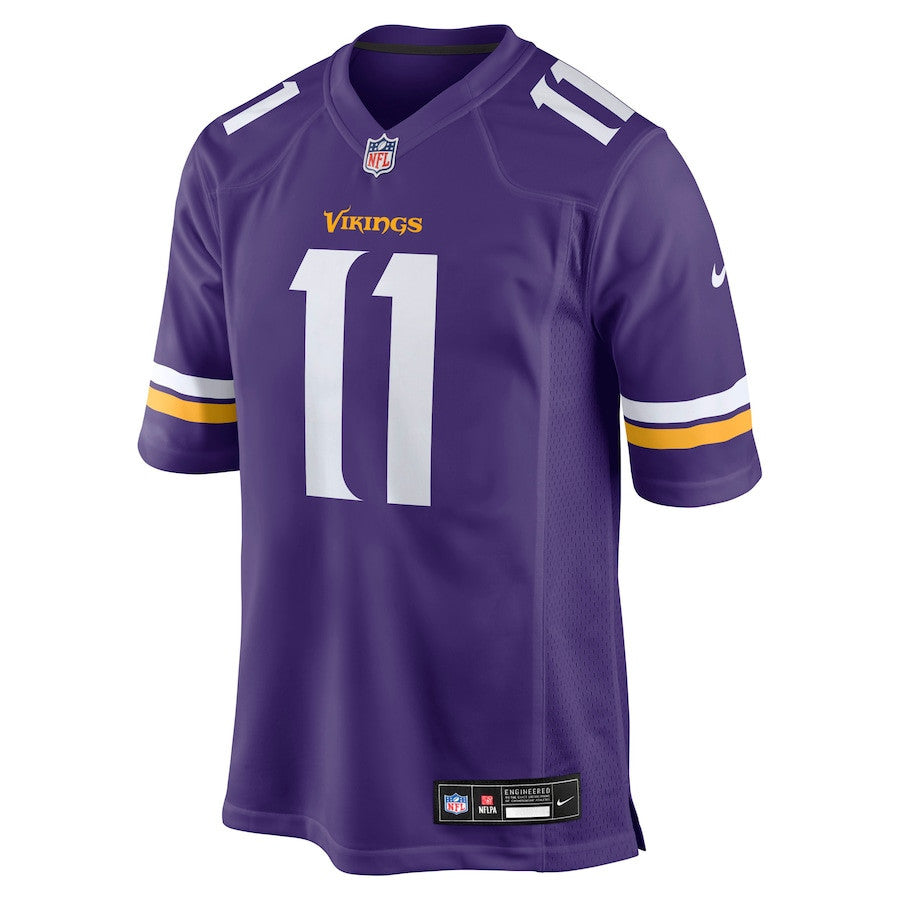 Carson Wentz 11 Minnesota Vikings Team Game Men Jersey - Purple