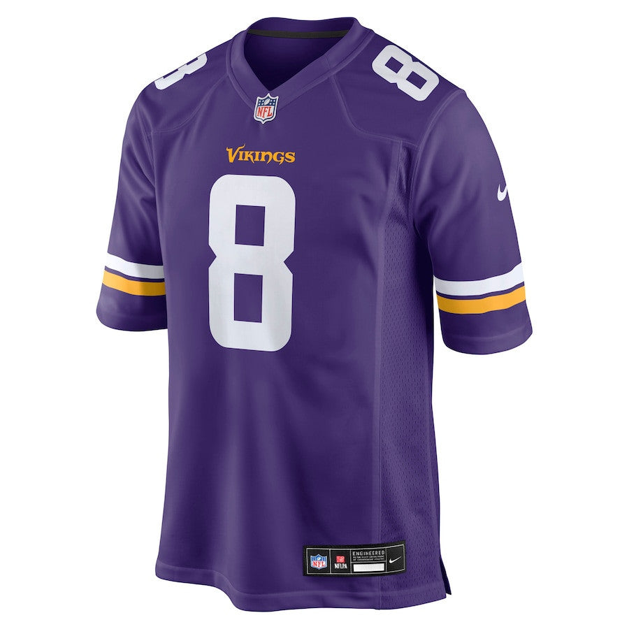 Jeff Okudah 8 Minnesota Vikings Team Game Men Jersey - Purple