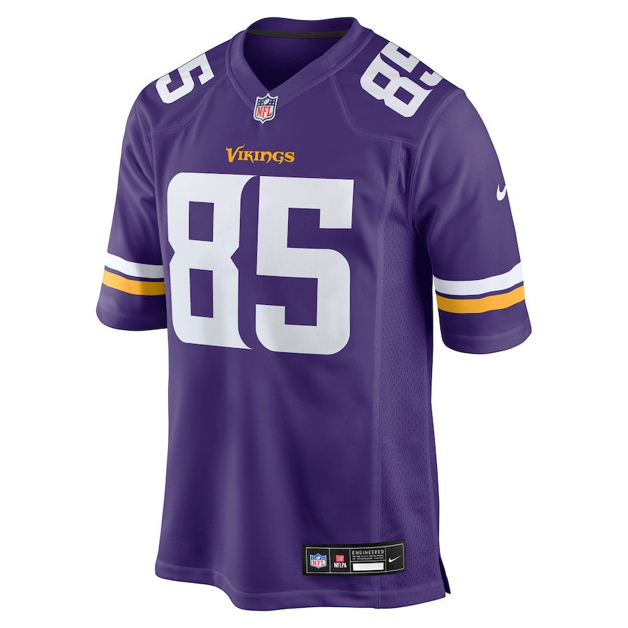 Ben Yurosek 85 Minnesota Vikings Team Game Men Jersey - Purple