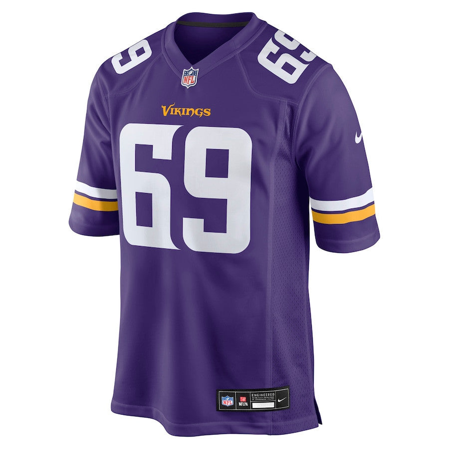 Matt Nelson 69 Minnesota Vikings Team Game Men Jersey - Purple