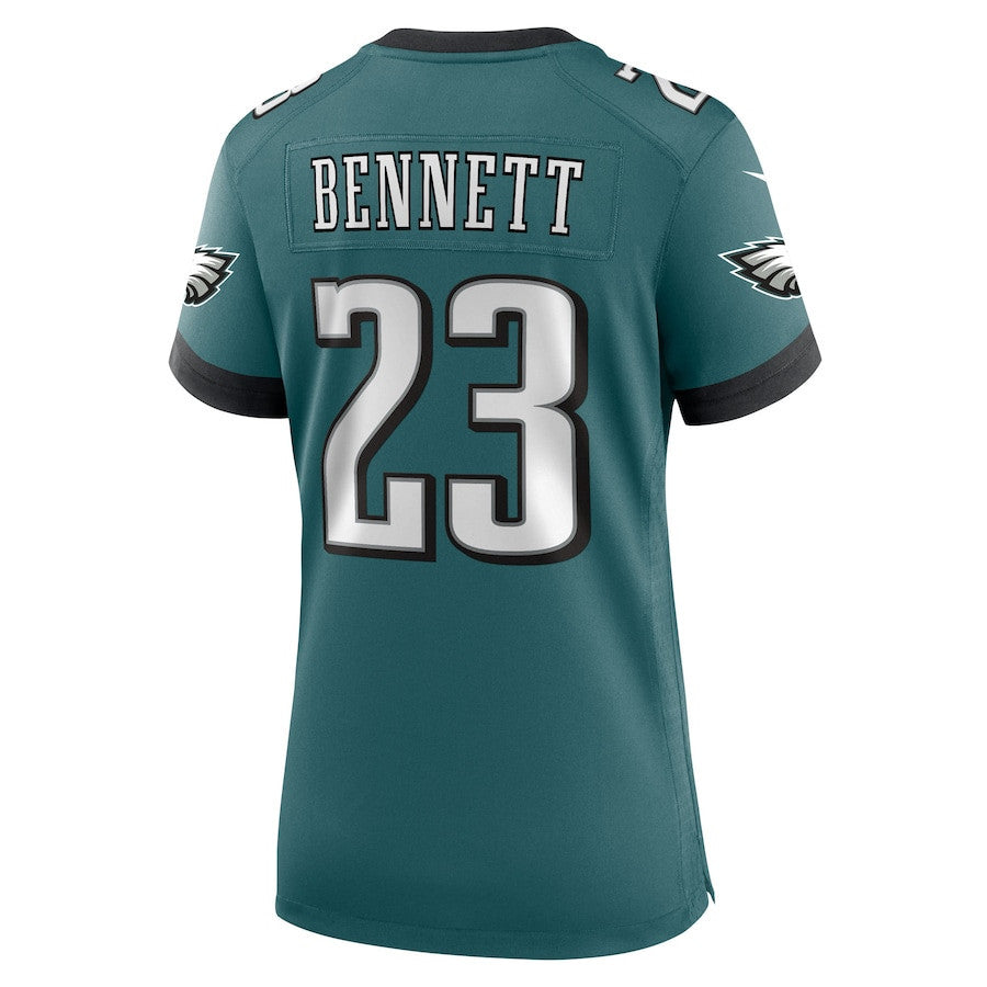 Jakorian Bennett 23 Philadelphia Eagles Women's Team Game Jersey - Midnight Green