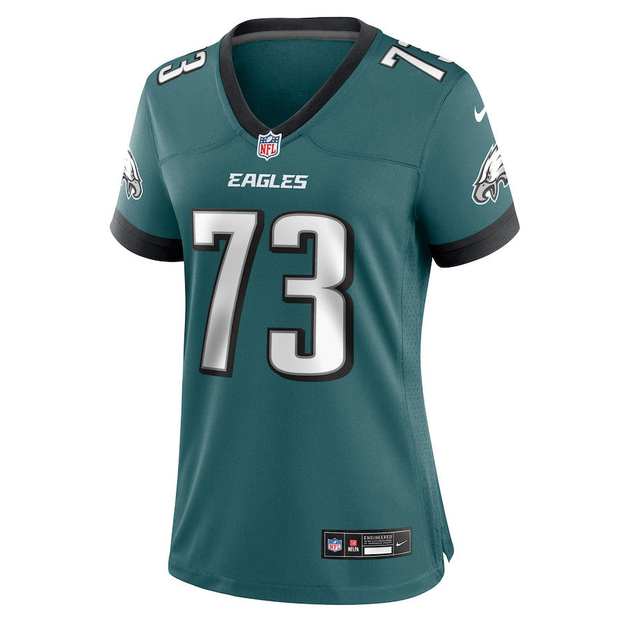 Cameron Williams 73 Philadelphia Eagles Women's Team Game Jersey - Midnight Green