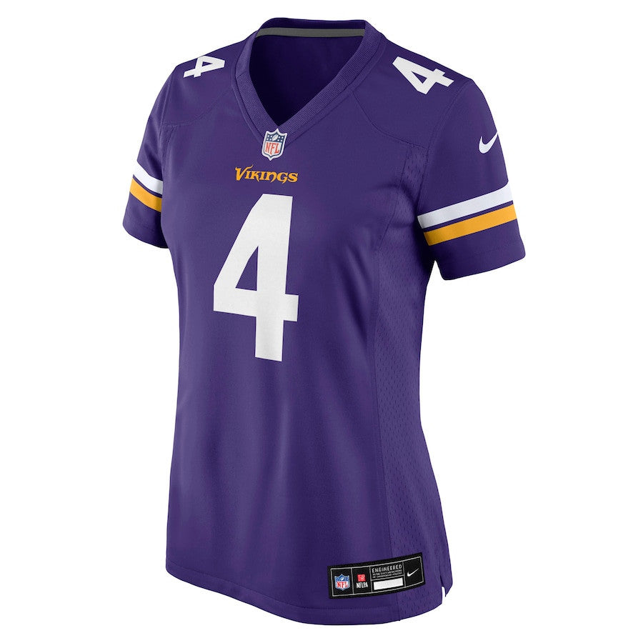 Myles Price 4 Minnesota Vikings Women's Team Game Jersey - Purple