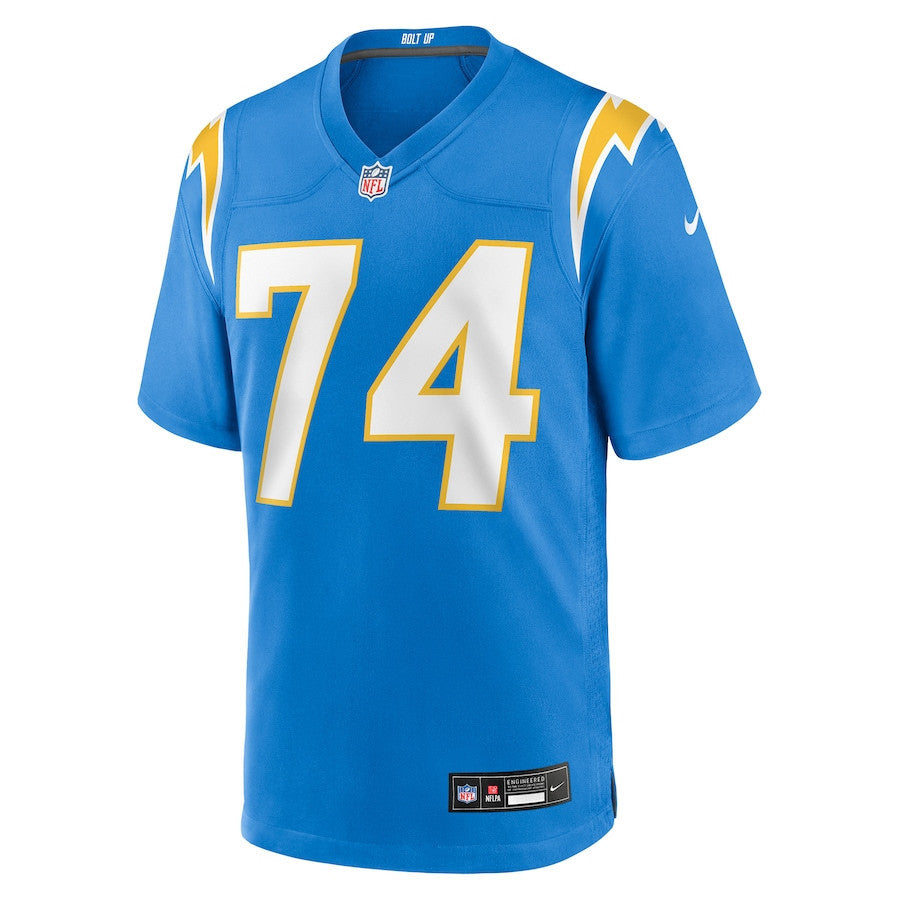 Austin Deculus 74 Los Angeles Chargers Team Game Men Jersey - Powder Blue