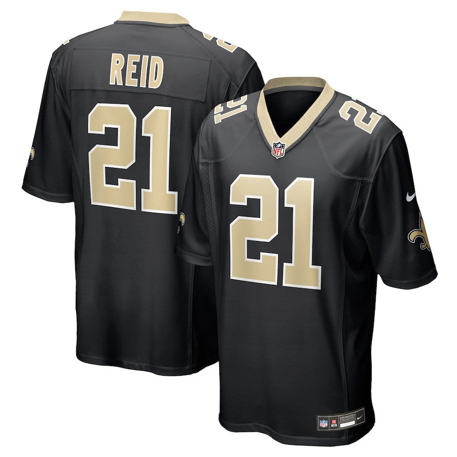 Justin Reid 21 New Orleans Saints Team Game Men Jersey - Black