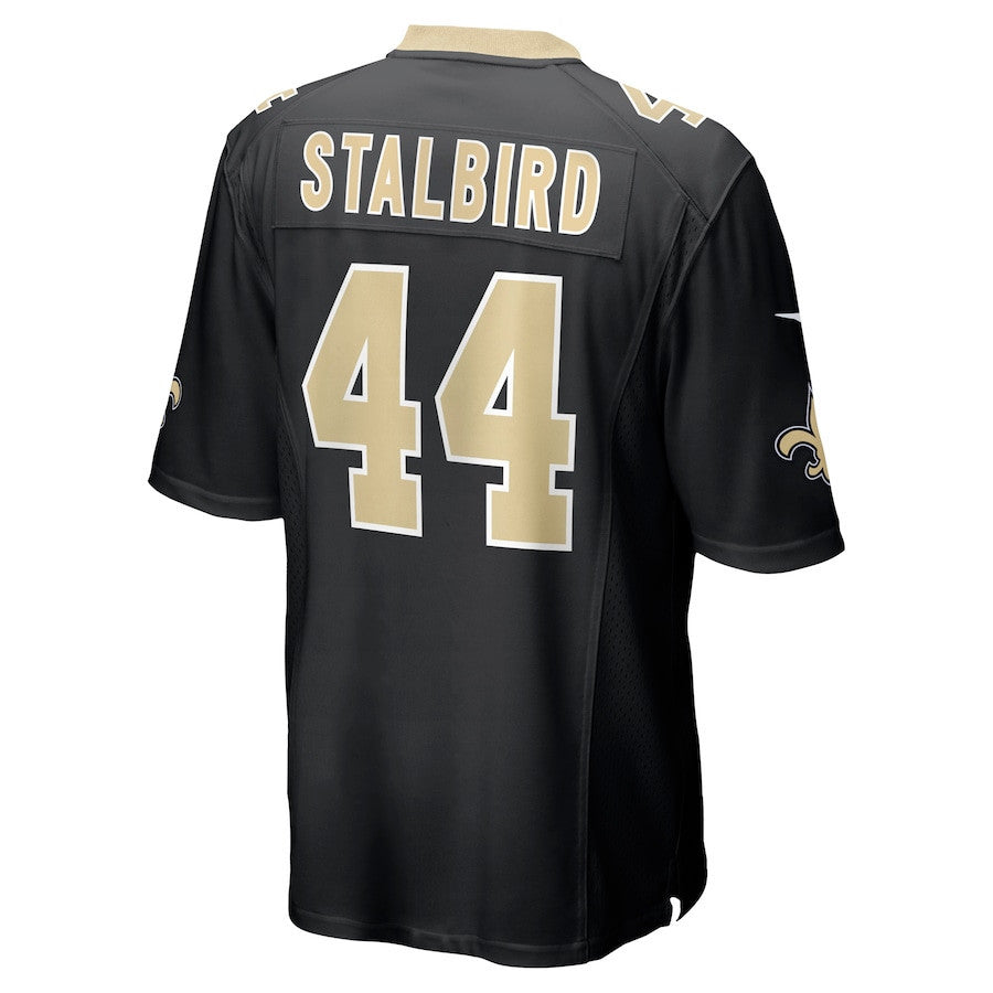 Isaiah Stalbird 44 New Orleans Saints Team Game Men Jersey - Black