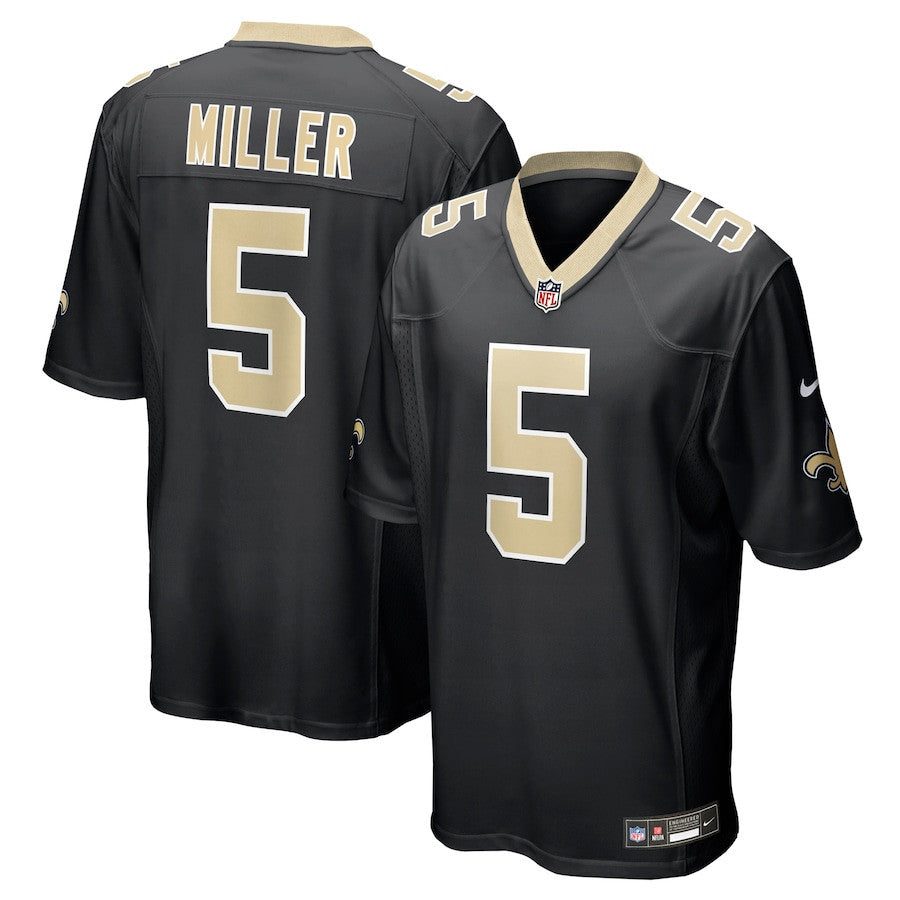 Kendre Miller 5 New Orleans Saints Team Game Men Jersey - Black