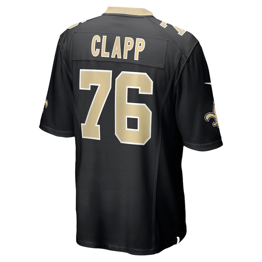 Will Clapp 76 New Orleans Saints Team Game Men Jersey - Black