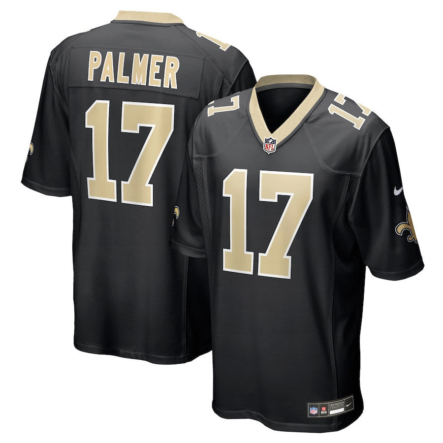 Trey Palmer 17 New Orleans Saints Team Game Men Jersey - Black