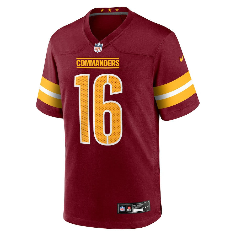 Matt Gay 16 Washington Commanders Team Game Men Jersey - Burgundy