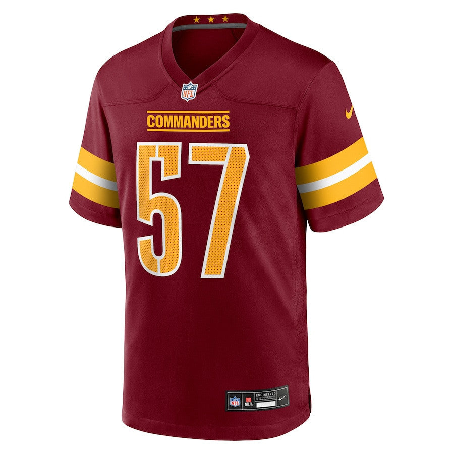 Nick Bellore 57 Washington Commanders Team Game Men Jersey - Burgundy