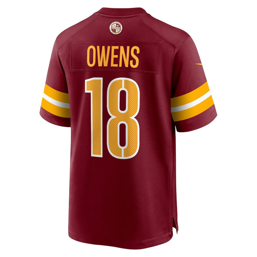 Tyler Owens 18 Washington Commanders Team Game Men Jersey - Burgundy