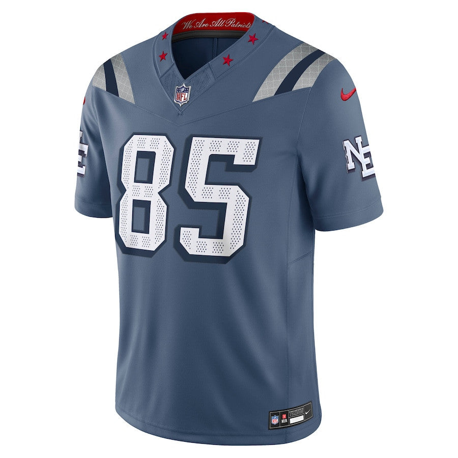 Hunter Henry 85 New England Patriots 2025 Rivalries Collection Limited Men Jersey - Storm Blue