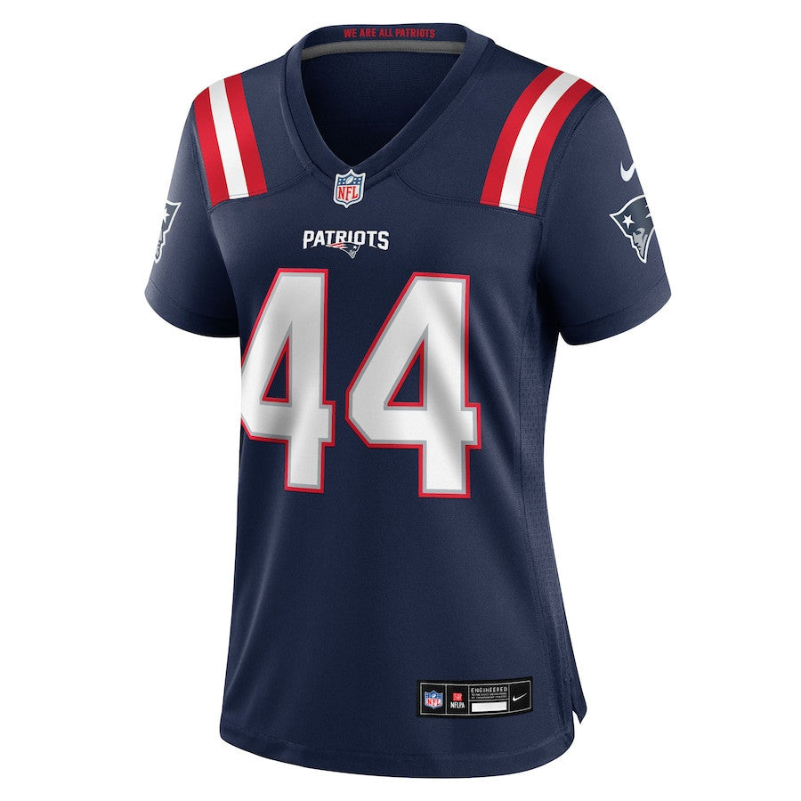 Brenden Schooler 44 New England Patriots Women's Team Game Jersey - Navy