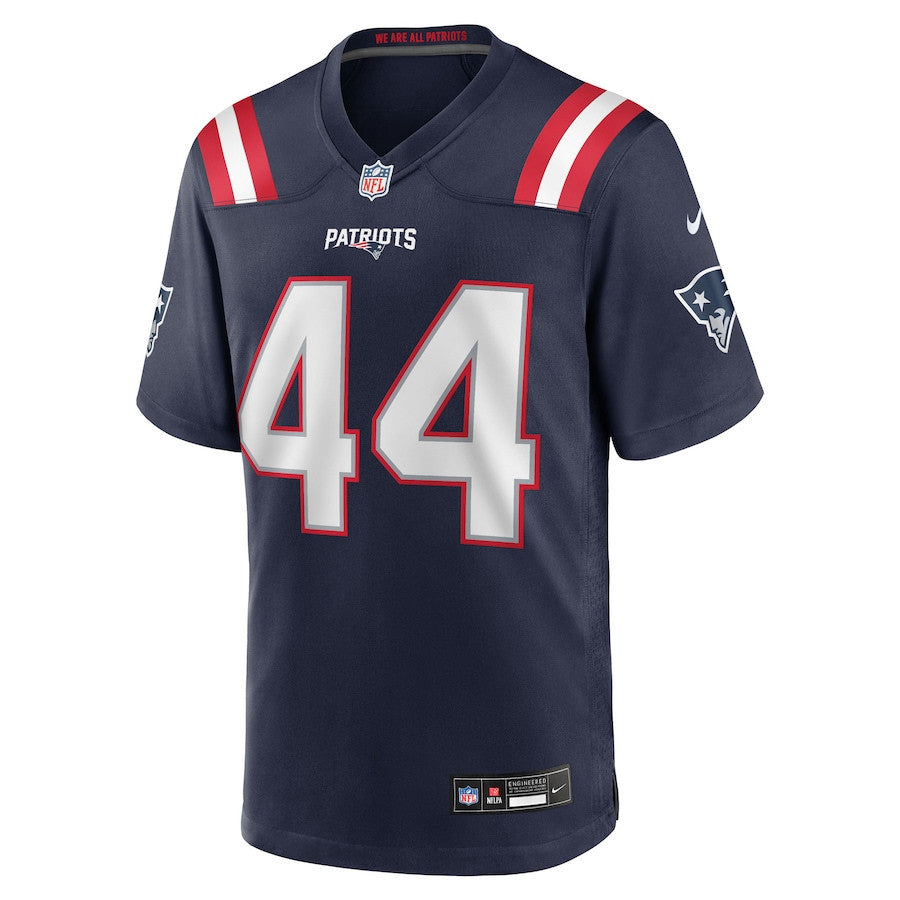 Brenden Schooler 44 New England Patriots Team Game Men Jersey - Navy