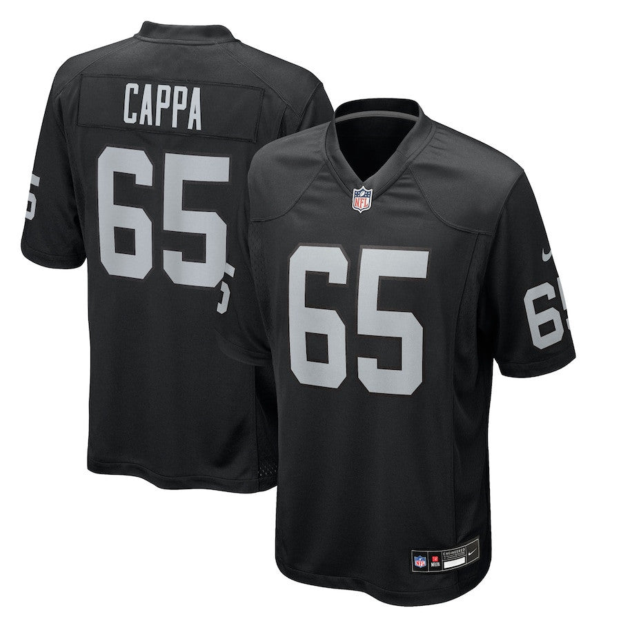 Alex Cappa 65 Las Vegas Raiders Team Game Men Jersey - Black