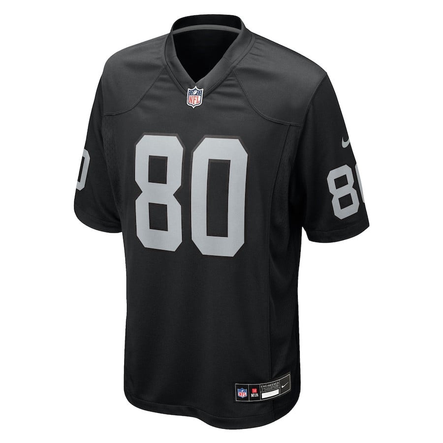 Ian Thomas 80 Las Vegas Raiders Team Game Men Jersey - Black