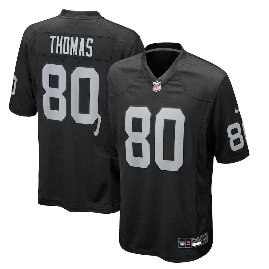 Ian Thomas 80 Las Vegas Raiders Team Game Men Jersey - Black